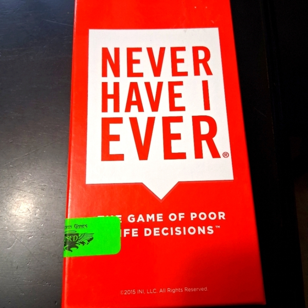 Never Have I Ever Card Game